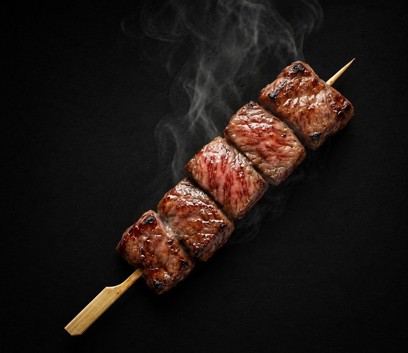 Halal Wagyu Beef Skewer Asakusa Tokyo - ハラール和牛串